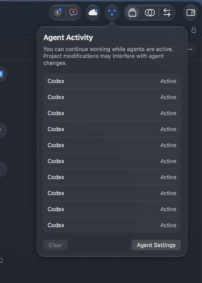 Agent activity