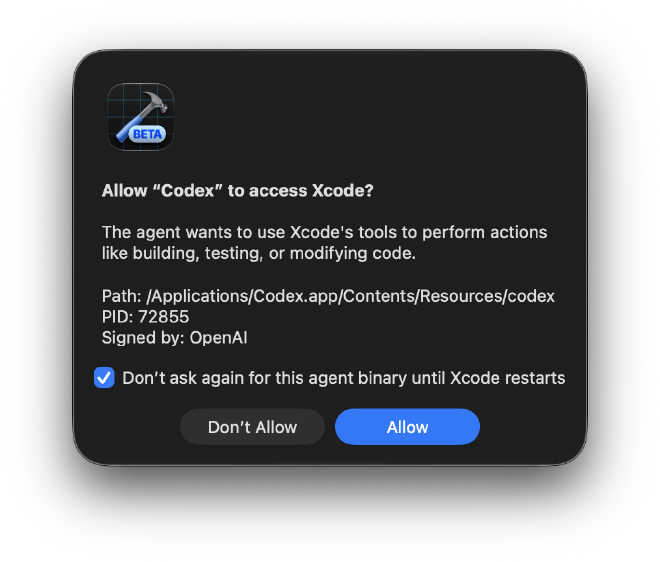 Allow MCP access