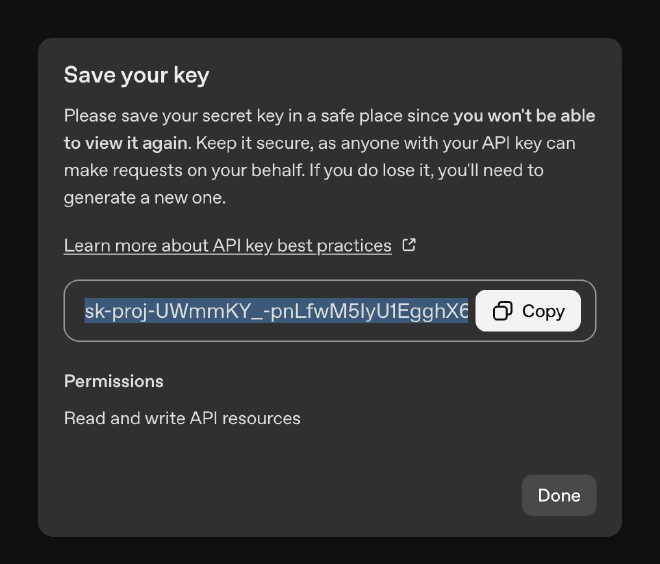 API Key