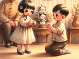 Xiaoming and Lili prepare a special performance for their grandparents on Chongyang Festival, expressing their gratitude and filial piety through a story and song. The grandparents are deeply touched and proud of their grandchildren's heartfelt performance.