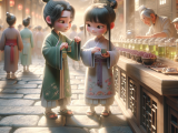 Lili and Xiaoming visit a tea shop, sample different teas with the help of an old man, and discover their individual preferences for green and black tea, respectively.