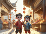 With her friend's help, Lili overcomes her nervousness and learns to bargain at the farmer's market, successfully buying fresh vegetables and deciding to become a regular shopper.