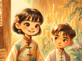 Lili invites Xiaoming over to share her new tea set and teach him about Chinese tea culture, resulting in a pleasant afternoon of tea and conversation.