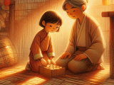 Lili learns from her grandmother to make mooncakes for the Mid-Autumn Festival, improving with practice and ultimately delighting her family.