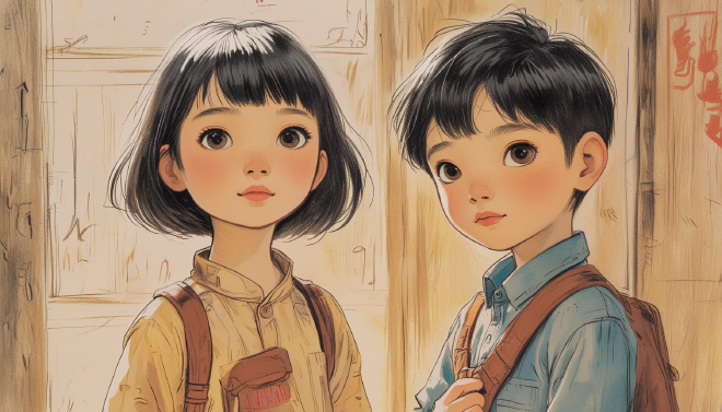 On the Longtaitou Festival, Xiaoming feels embarrassed after getting his hair cut too short and refuses to go to school, but his friend Lili cheers him up by styling his hair and reminding him that a haircut on this day brings good luck and a fresh start.